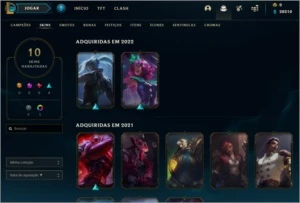 conta lol diamante 1 ex mestre, 235 no pix - League of Legends