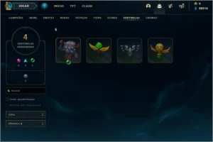 conta lol diamante 1 ex mestre, 235 no pix - League of Legends