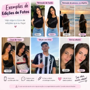 Edição de Fotos Personalizada Sob Encomenda