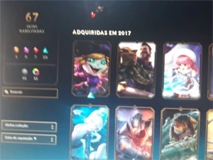 Conta Unranked,67 skins,62 heróis, aatrox e graves vitorioso - League of Legends LOL