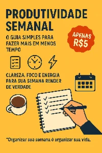 Organize sua Semana e Faça Mais em Menos Tempo
