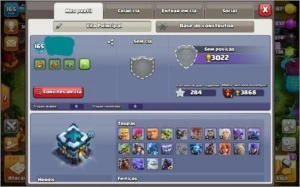 Clash of clans, CV 13 barato sair rápido