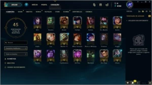 Conta lol Gold IV 21 Campeões/Já com skin vitoriosa - League of Legends