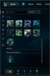 Conta lol Gold IV 21 Campeões/Já com skin vitoriosa - League of Legends