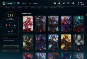 Conta League Of Legends nv 845 diamante 4 LOL