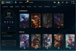 Conta Main Yasuo - 20 Skins - Ouro 2 Flex/Solo 3 - League of Legends LOL