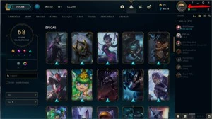 Conta lol com skins , já foi plat agora esta ouro - League of Legends