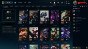 Conta lol com skins , já foi plat agora esta ouro - League of Legends