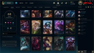 Conta lol com skins , já foi plat agora esta ouro - League of Legends