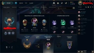 Conta lol com skins , já foi plat agora esta ouro - League of Legends