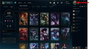 Conta lol com skins , já foi plat agora esta ouro - League of Legends