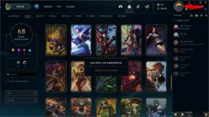 Conta lol com skins , já foi plat agora esta ouro - League of Legends