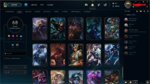 Conta lol com skins , já foi plat agora esta ouro - League of Legends