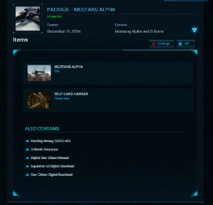 Star Citizen Package - Mustang Alpha Founder + Sq42 - Jogos (Mídia Digital)