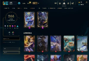 conta riot focada em lol, com skins no valorant! - League of Legends