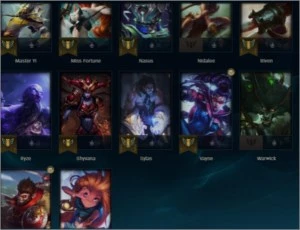Conta de league of legends LOL