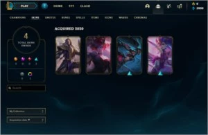 Conta de league of legends LOL