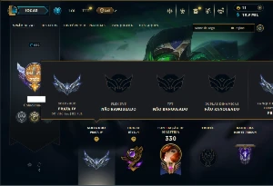 Prata 4 com 140 Champs e 169 Skins ( JG / ADC / MID )