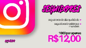 [500 Por R$7,00!!!] Seguidores Para Instagram