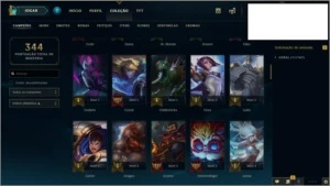 Conta LoL - 105 campeões com várias skins - League of Legends