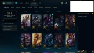 Conta LoL - 105 campeões com várias skins - League of Legends