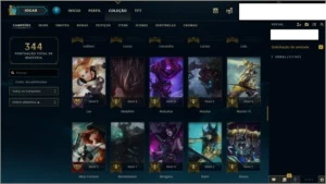 Conta LoL - 105 campeões com várias skins - League of Legends