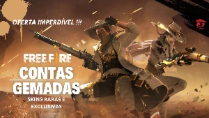 💎 Contas Free Fire Gemadas – Com Diamantes e Skins Raras💎