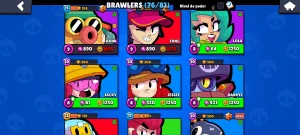 Conta De Brawl Stars 25K De Troféu🏆 76 Brawlers