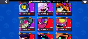 Conta De Brawl Stars 25K De Troféu🏆 76 Brawlers