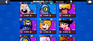 Conta De Brawl Stars 25K De Troféu🏆 76 Brawlers