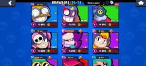 Conta De Brawl Stars 25K De Troféu🏆 76 Brawlers