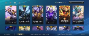 Continha de wild com 105 de vitrine 70 heróis full skins e-m - League of Legends: Wild Rift LOL WR