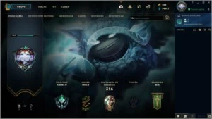 Conta League of Legends┃Platina IV┃42 skin's┃Troca de nick LOL