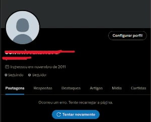 Conta Antiga Twitter (x.com) 2011 Full Access - Redes Sociais