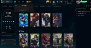 Conta De Lol (+350 Skin, +250 Cromas E Todos Os Campeões) - League of Legends