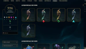 Conta De Lol (+350 Skin, +250 Cromas E Todos Os Campeões) - League of Legends