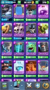 Conta Clash Royale level 11 4000 troféus