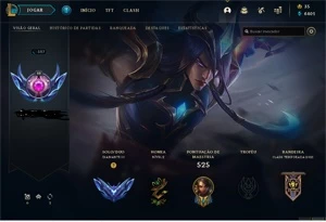 Conta lol Diamante 3 com muitas skins ! - League of Legends