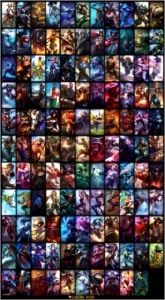 Conta League of Legends Unranked + 100 Skins