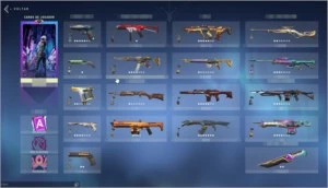 CONTA VALORANT  COM MAIS DE 3K EM SKINS E 3 PASSES!!!!!!!