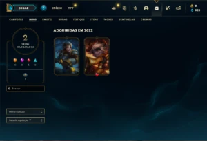 Conta ouro 4 com 26 Champs e 2 Skins - League of Legends LOL