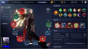 GUERREIRO 122K - SERVER SA - LVL 87 - 90% - MIR4
