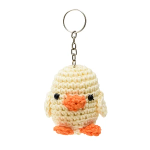 Chaveiro mini pato — Cor Sortida - Artesanato e Personalizados