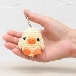 Chaveiro mini pato — Cor Sortida - Artesanato e Personalizados