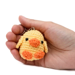 Chaveiro mini pato — Cor Sortida - Artesanato e Personalizados