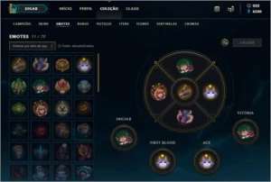 CONTA LOL LV 91- 98 CAMPEÕES-42 SKINS-10 CROMAS - League of Legends