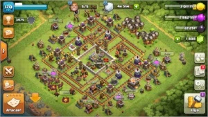 clash of clans cv11 top
