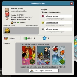 CONTA ANTIGA HABBO 2007 (Personagens de 2009 e 2010)