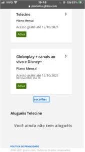 Venda de contas premium - Assinaturas e Premium