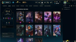 Venda conta LOL / Valorant. Completa com mais de mil skins.